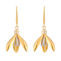 Vintergk reringe - Guldbelagt