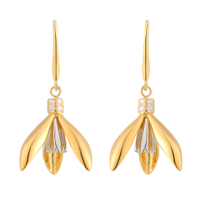 Vintergk reringe - Guldbelagt