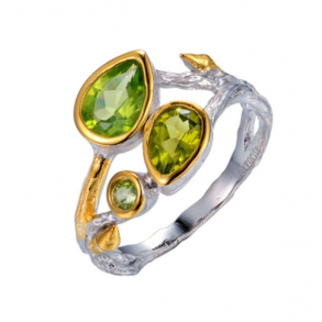 Peridot Ring - Store sten
